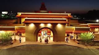 SSTAZ  Shirdi SaiBaba Temple Arizona Aerial View [upl. by Alaster]