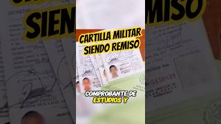 Cómo sacar la cartilla militar siendo remiso pt1 serviciomilitar tutorial shorts [upl. by Dorothi685]