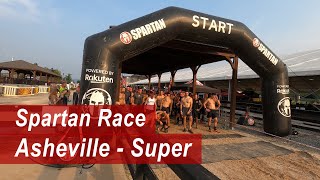 Spartan Race  Asheville Super  National Series 2021 Shorts Race Photos and First Timer Reaction [upl. by Ricardama491]