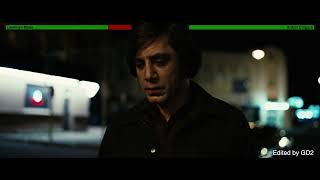 Llewelyn Moss vs Anton Chigurh with healthbars [upl. by Atahs852]