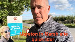 Quick tour of Moreton in Marsh caravan and motorhome club suite  early October 2024 [upl. by Assili]