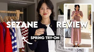 The BEST Pieces From Sezanes Spring Collection  TryOn amp Review 2024 [upl. by Azila]