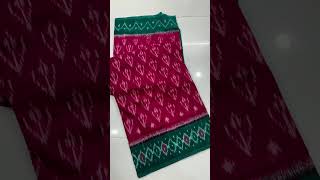 🌹New arrivals 🌹Pure Mercerized 🌹double ikat cotton sarees 🌹 With blouse🌹 matching [upl. by Ori993]