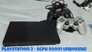 Playstation 2 PS2  SCPH 90001 Unboxing in 2018 4K [upl. by Eicyaj]