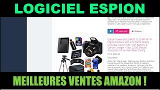 LOGICIEL ESPION MEILLEURES VENTES AMAZON EBAY ALIEXPRESS [upl. by Judas663]