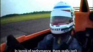 Jason Plato Caparo T1 crash test fire [upl. by Edra]