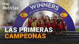 FINAL NATIONS LEAGUE La SELECCIÓN FEMENINA de FÚTBOL GANA 20 a FRANCIA  RTVE Noticias [upl. by Alo]