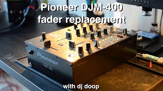 Pioneer DJM400 fader replacement [upl. by Jimmy611]