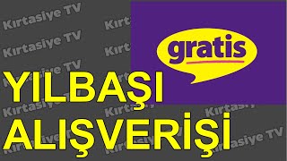 GRATİS YILBAŞI ALIŞVERİŞİ BAŞLIYOR  1 ARALIK 2024 [upl. by Anana119]