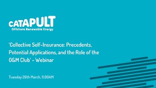 Collective SelfInsurance Precedents Potential Applications and the Role of the OampM Club Webinar [upl. by Tricia]