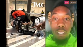 Offset Reacts to TakeOffs Death on Instagram Live [upl. by Lalage545]