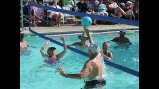 Palm Desert Senior Games Water Volleyball Tournament 2014 [upl. by Jasper]