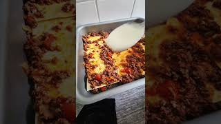 Lasagne 😋 viral viralshort food cooking foryou recipe foryoupage abo [upl. by Brigitta729]