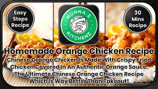 Chinese Orange Chicken Recipe  Orange Chicken Recipe  Orange Chicken  How to Make Orange Chicken [upl. by Znarf850]