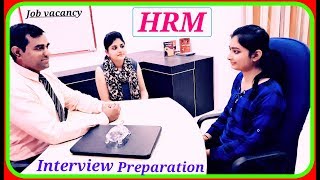 HRM Interview  Human Resource Management  MBA Interview  MBA HR Interview for fresher [upl. by Navaj]