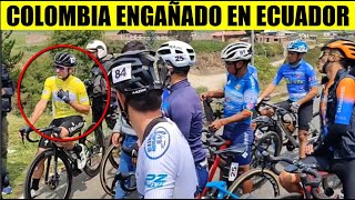 COLOMBIA LE JUEGAN SUCIO EN VUELTA a ECUADOR 2024 ¿QUE PASO  4 ETAPA [upl. by Lenz]