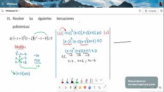 inecuaciones polinómicas [upl. by Talie556]