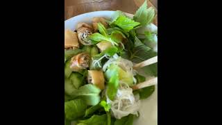 Food Vietnamese Spring Rolls ￼amp Rice Noodles [upl. by Brass335]