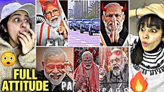 Pakistani Reaction On Indian PM Narendra Modi Full Attitude Videos😈🔥 Indian PM Modi Angry Moments😠 [upl. by Ellard]