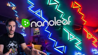 NANOLEAF LINES Review Demo amp Unboxing [upl. by Akitan]