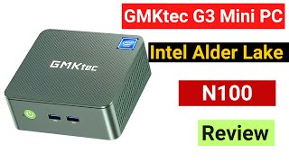 GMKtec G3 Mini PC Review  Intel Alder Lake N100  Windows 11 Pro Performance [upl. by Lanfri524]