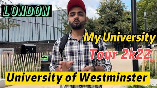 My University Tour University of Westminster UK studentlifeuk westminster internationalstudents [upl. by Carlos160]