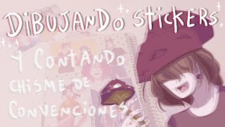 Mi experiencia vendiendo en convenciones de anime storytime  speedpaint [upl. by Africah]