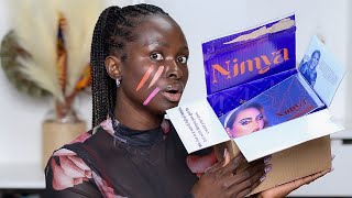 Dark Skin Woman Tries New Nimya By NikkieTutorials Products  OHEMAA [upl. by Oeak]