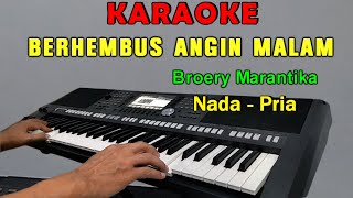 ANGIN MALAM  KARAOKE Nada Pria  Broery Marantika [upl. by Nilats]