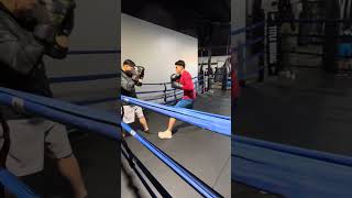 Middleweight vs heavyweight hard sparring [upl. by Oiralih85]