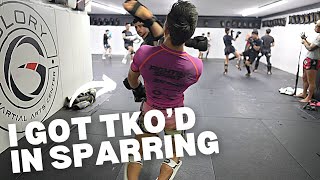 I got TKO’d in Sparring helping fighter prepare for his fight [upl. by Myrah]