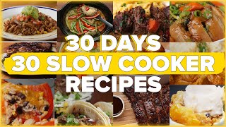 30 Days 30 Slow Cooker Recipes [upl. by Assen]