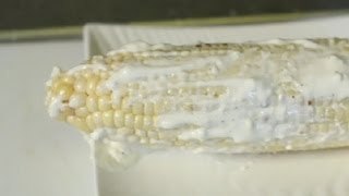 Recipe for Mexican Grilled Corn With Mayonnaise Sour Cream amp Feta Cheese  Corn Recipes [upl. by Haleemak705]