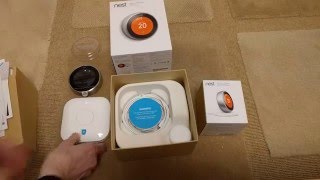 Nest Learning Thermostat 3rd Gen UK unboxing [upl. by Linnette]