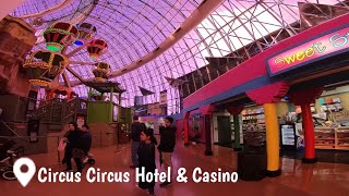 Walking Tour The Adventuredome Indoor Amusement park  Circus circus  Las Vegas 2024  Rides  kids [upl. by Constancia]