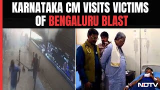 Rameshwaram Cafe Blast News  CM Siddaramaiah Visits Victims Of Bengaluru Blast At Hospital [upl. by Akalam]