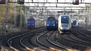 Les trains de ParisGare de Lyon et Bercy en timelapse [upl. by Jaf500]