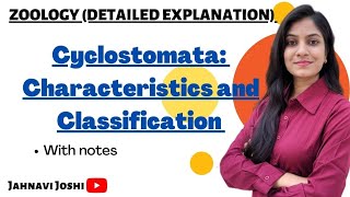 Characteristics and Classification of Cyclostomata Notes Bsc 2nd year Zoology [upl. by Nellad]