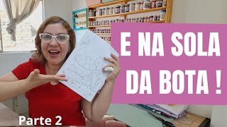 PINTURA EM PANO DE COPA BOTA CHAPÉU E ROSAS VERMELHAS PARTE 2 [upl. by Doy]