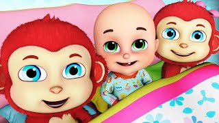 Ten in the Bed 2  ABC Song and more Educational Kids Songs amp Nursery Rhymes  Jugnu Kids [upl. by Noyek]