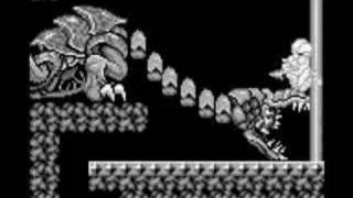 Metroid II Return Of Samus  Queen Metroid Boss [upl. by Joselow]