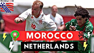 Netherlands vs Morocco 21 All Goals amp Highlights  1994 World Cup [upl. by Lamahj687]