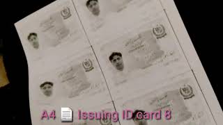 5500i4501i3501i 1 ID Card Copy to 8 copies on A4 paper  5500i kyocera id card A4 page 8 copy [upl. by Ravilob]