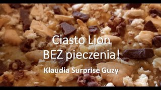 Ciasto Lion  bez pieczenia na zimno shorts [upl. by Corvin]