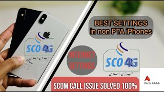 SCOM SIM 4G internet settings  Scom Sim call problem issue Solved  scom sim balance amp Packages [upl. by Eldnar993]