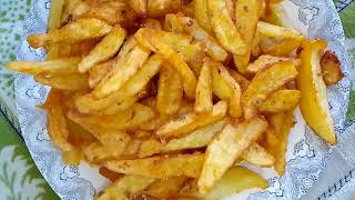 crispy fried potatoes FryAlo Kay chips [upl. by Annahtur]