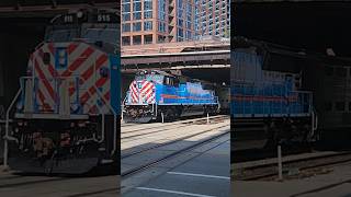 storts An Outbound Metra W Metra New Engine 515 On 08082024 [upl. by Brinna]