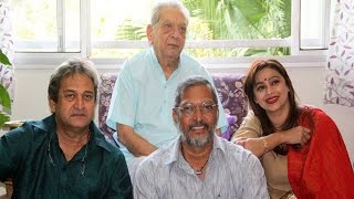 Natsamrat Nana Patekar Met The Real Natsamrat DrShreeram Lagoo [upl. by Zippel]