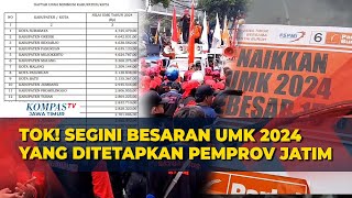 UMK Jatim 2024 Resmi Ditetapkan Berikut Detail Lengkap Besaran Kenaikannya Per Daerah [upl. by Hilliary]