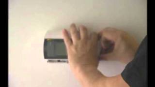 Filtrete 3M50 Thermostat  How to install a USnap module [upl. by Gorrian]